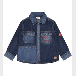 Hust and Claire Denimskjorte - Ravn - Dark blue denim