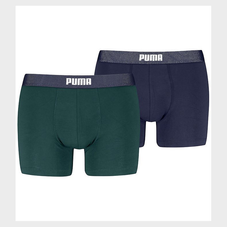 Puma Boxershorts - 2-pak - Grn/Navy