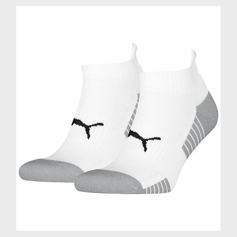 Puma Ankelstrmper - Sport - 2-pak - Hvid