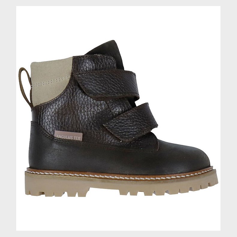 Angulus Vinterst�vler - Tex - Dark Brown/Sand