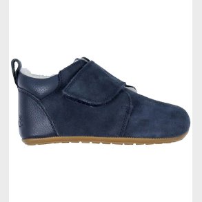 Bundgaard Hjemmesko - Wide Fit - Teddy Navy - Blue
