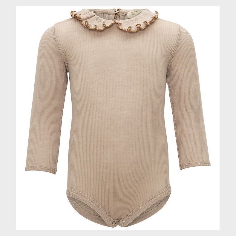 Minimalisma Body l/ - Rib - Uld - Athena - Beige