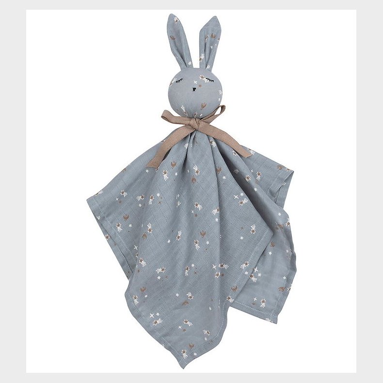 Msli Nusseklud - 50x50 cm - Jasmin Blue/Balsam Cream/Walnut