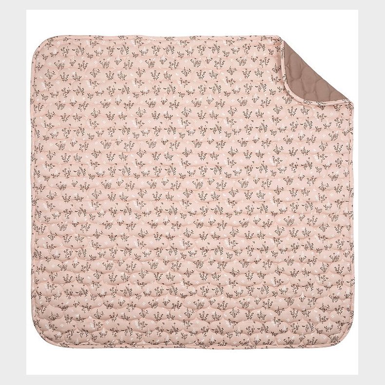 Msli Tppe - Quiltet - 90x90 cm - Flora - Nightingale/Balsam Cr