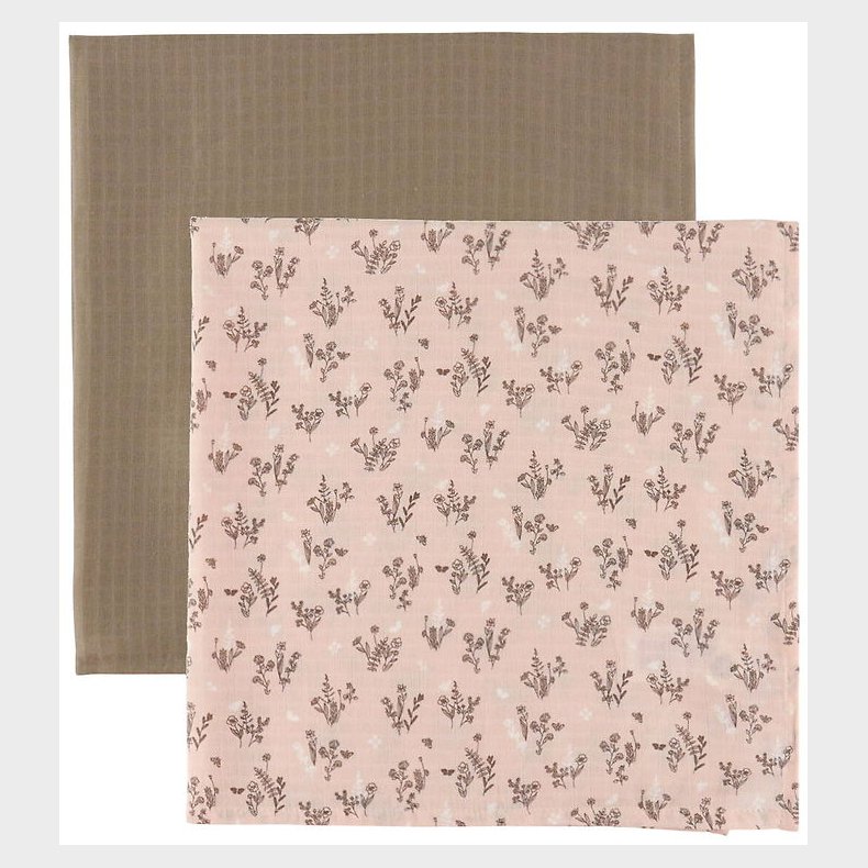 Msli Stofbleer - 2-pak - 75x75 - Flora - Nightingale/Balsam Cre