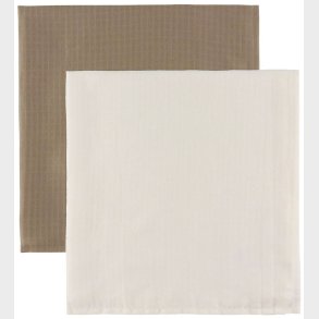 Msli Stofbleer - 2-pak - 75x75 - Balsam Cream/Walnut