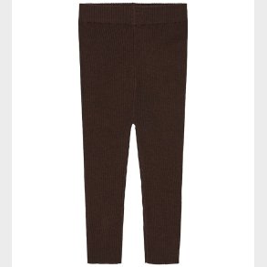 FUB Leggings - Rib - Strik - Uld - Mocca