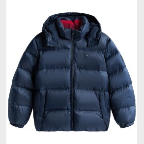 Tommy Hilfiger Dunjakke - Essential Down - Dark Night Navy