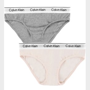 Calvin Klein Trusser - 2-pak - Silver eony/Gr�meleret