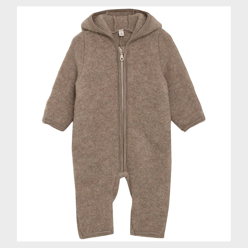 Huttelihut Kredragt - Uldfleece - Savannah Melange m. rer