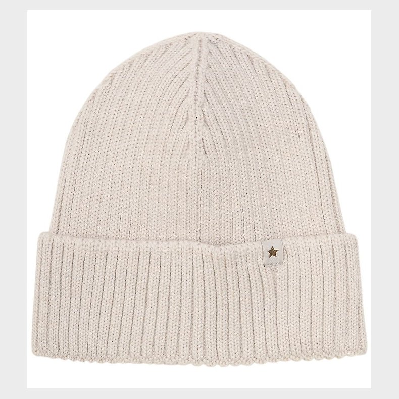 Huttelihut Hue - Uld - Strik - Sand Melange