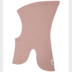 Huttelihut Elefanthue -2-lags - Uld - Strik - Mahogany Rose