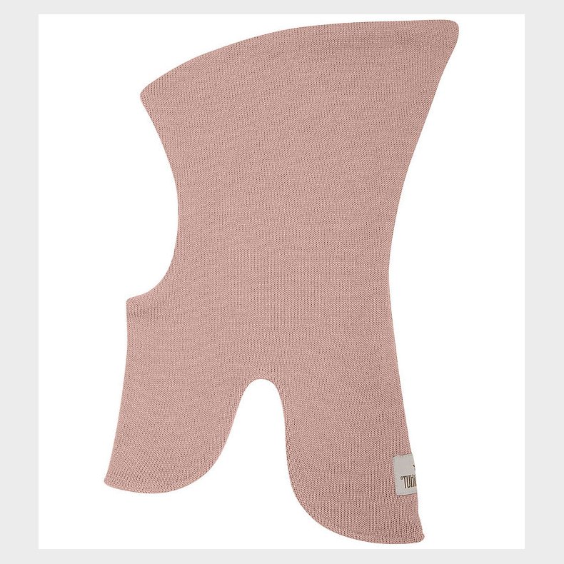 Huttelihut Elefanthue -2-lags - Uld - Strik - Mahogany Rose