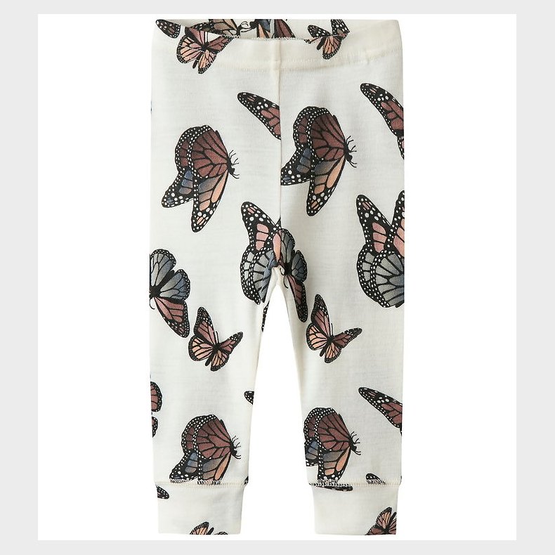 Name It Leggings - Uld - NbfWillitus - Snow White/Butterfly