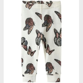 Name It Leggings - Uld - NbfWillitus - Snow White/Butterfly