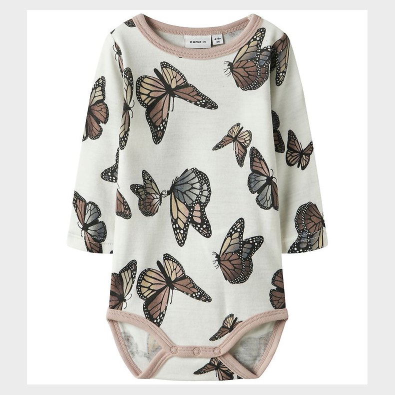 Name It Body l/ - Uld - NbfWillitus - Snow White/Butterfly