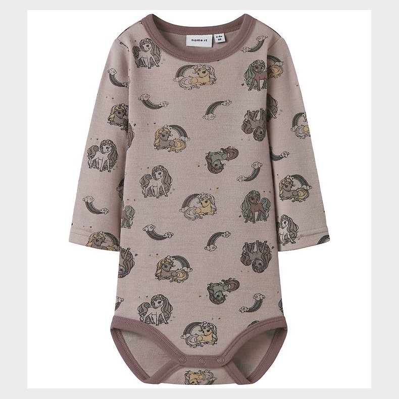 Name It Body l/ - Uld - NbfWillit - Shadow Gray/Unicorn