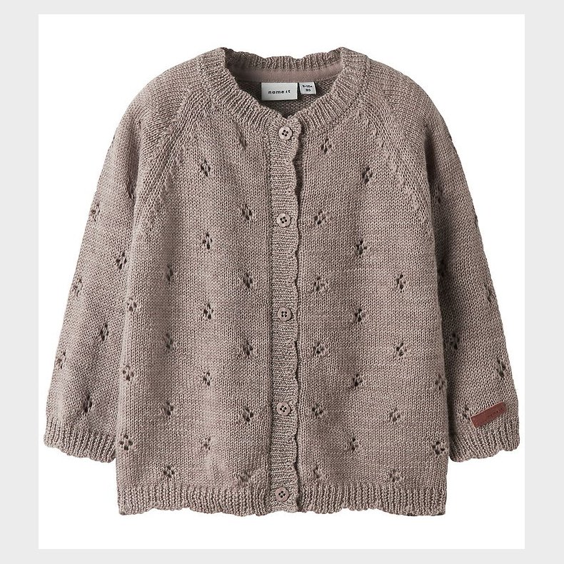 Name It Cardigan - Uld - Strik - NbfWrilla - Satellite