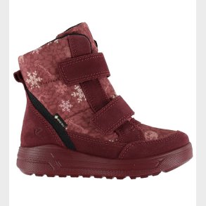 ECCO Vinterstvler - Urban Snow - Dark Ruby/Snowflake Print