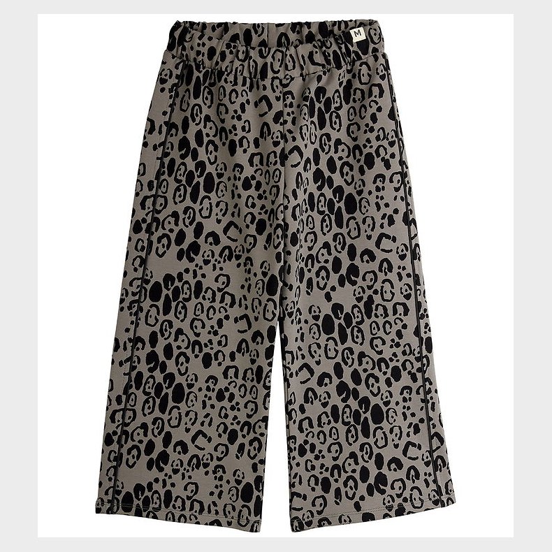 Mini Rodini Bukser - Leopard - Grey