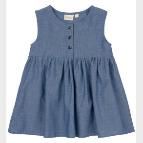 Petit Piao Kjole k/ - Denim Blue