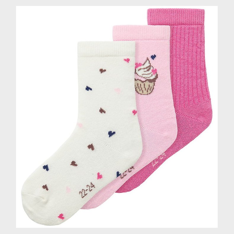 Name it Strmper - NmfNala - 3-pak - Peppercorn/Sweetdreams + Cl