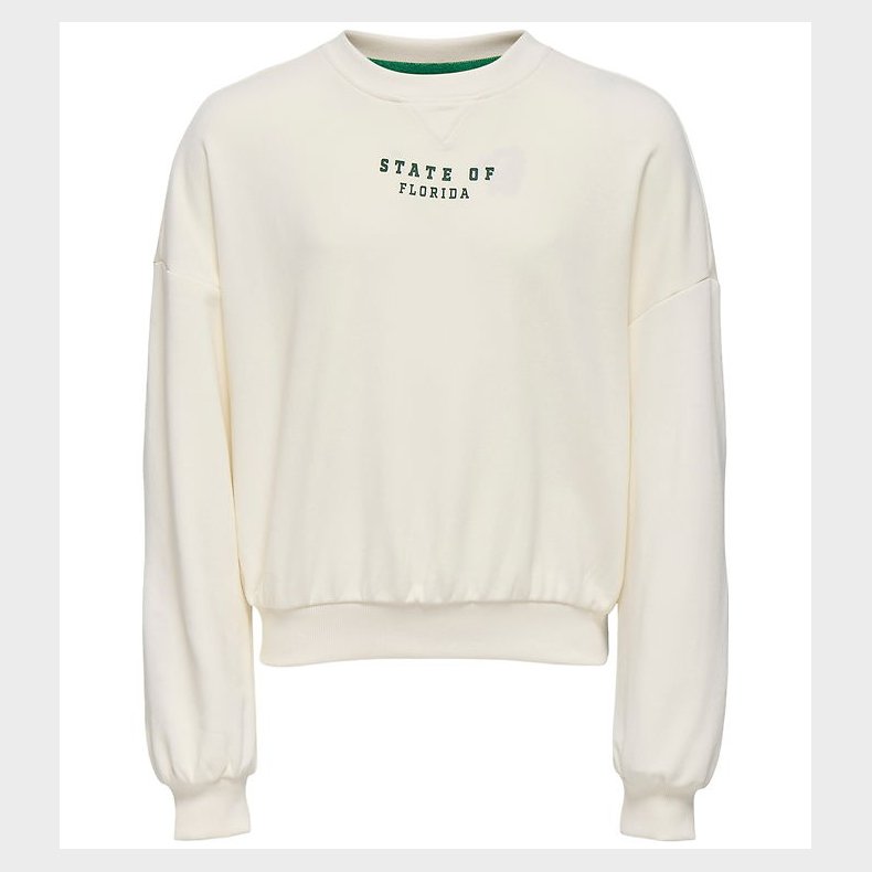 Kids Only Sweatshirt - KogSally - Antique White/Daytona/Medium G