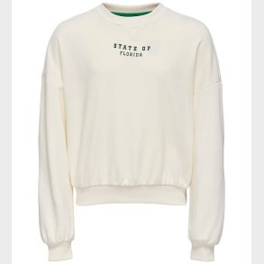 Kids Only Sweatshirt - KogSally - Antique White/Daytona/Medium G