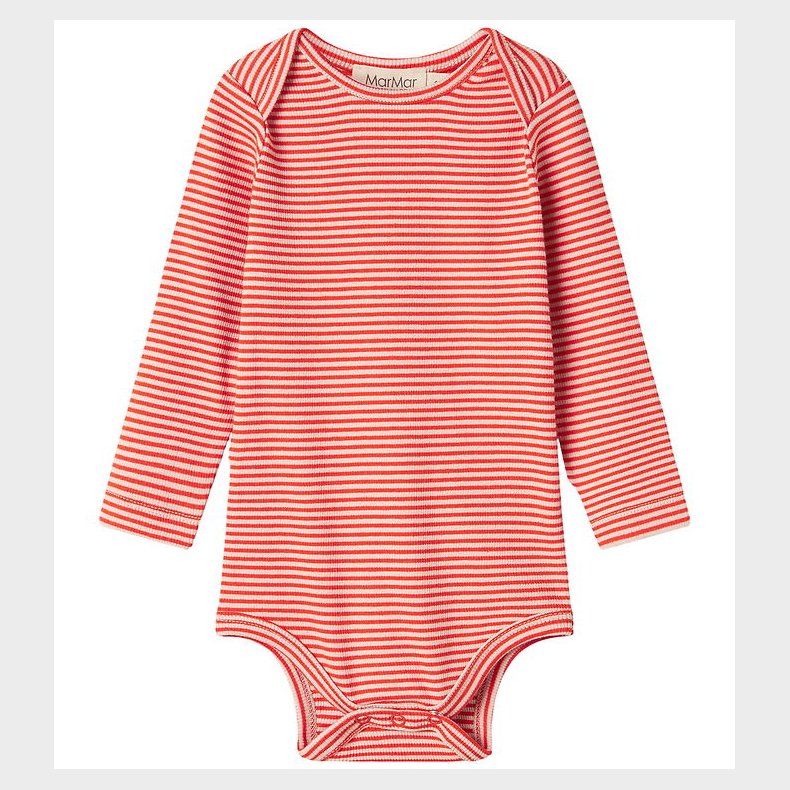 MarMar Body l/� - Rib - Modal - Ben - Red Stripe