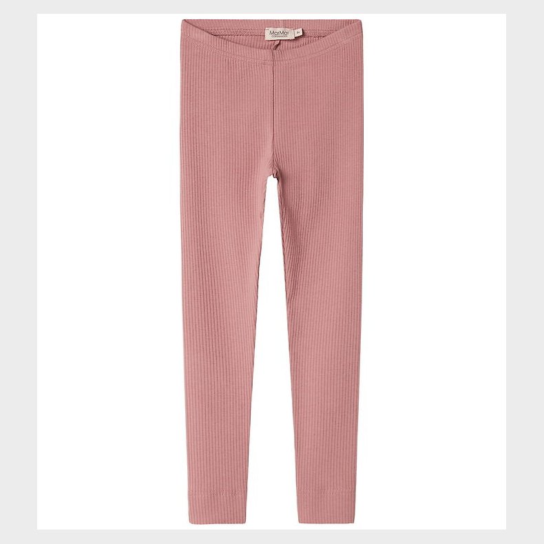 MarMar Leggings - Rib - Modal - Rose Parfait
