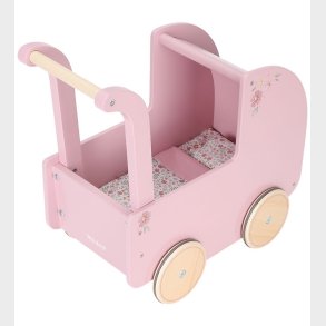 Little Dutch Dukkevogn - Tr� - Rosa