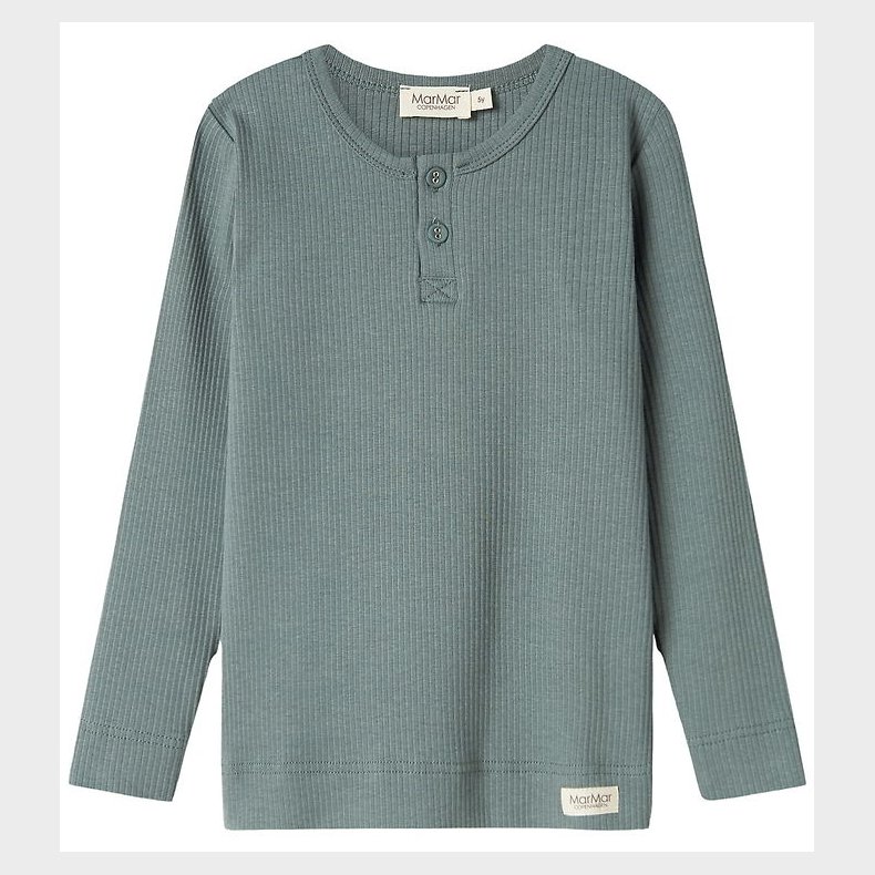 MarMar Bluse - Modal - Rib - Dusty Green