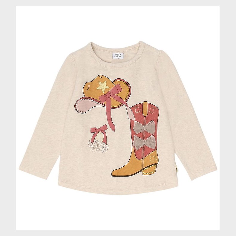 Hust and Claire Bluse - Alma - Wheat Melange