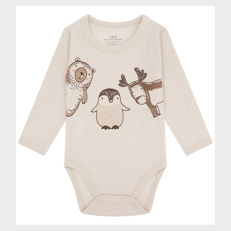 Hust and Claire Body l/ - Uld/Bambus Viskose - Baloo - French O