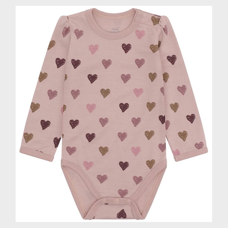 Hust and Claire Body l/ - HCBaloo Heart Puff - Adobe Rose