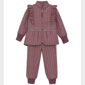 En Fant Termost m. Flser/Glitter - Rose Taupe