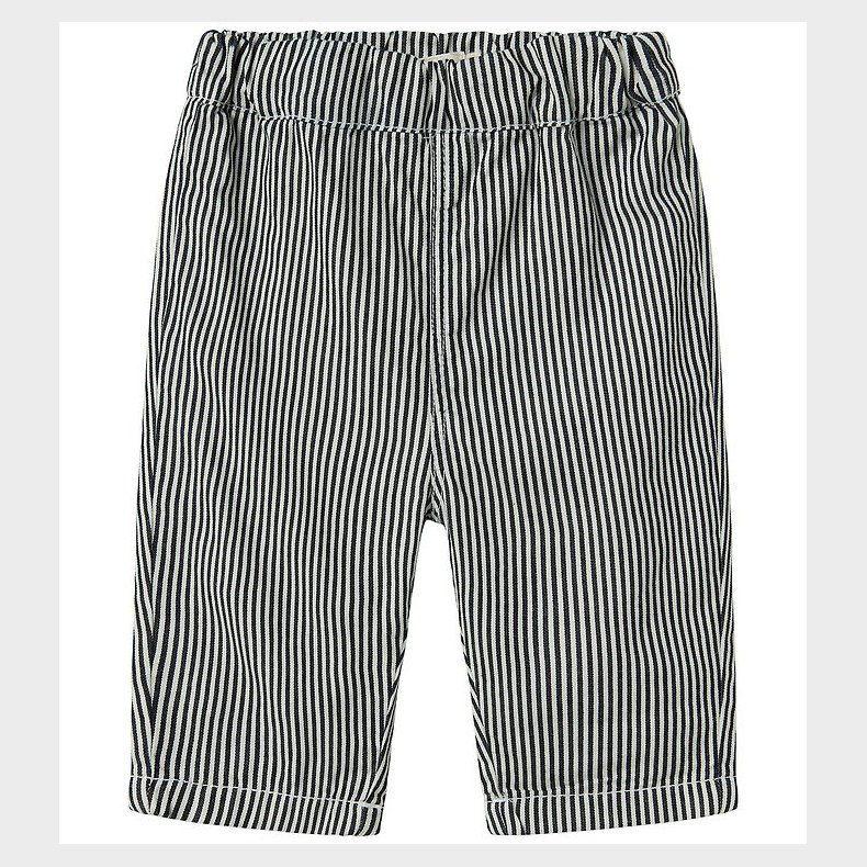 Lil Atelier Jeans - Loose - NbmKasper - Dark Blue Denim/White