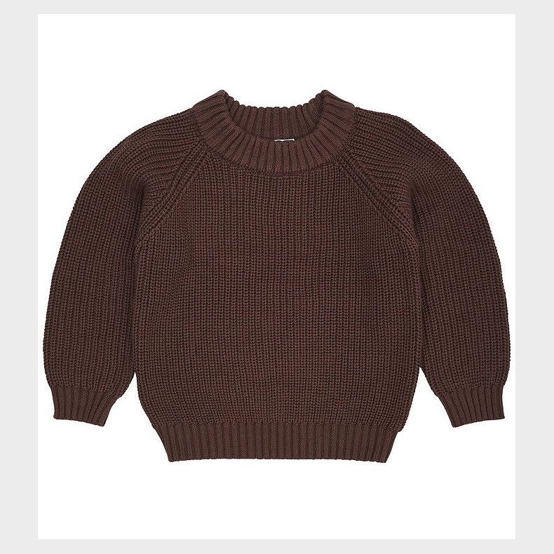 Copenhagen Colors Bluse - Strik - Dark Brown