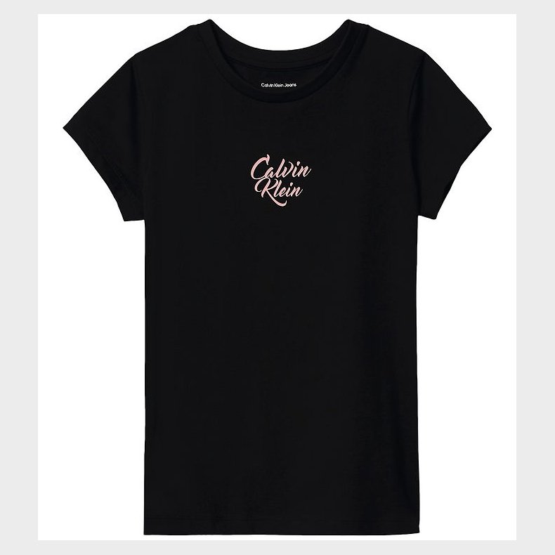 Calvin Klein T-shirt - Script Logo - CK Black
