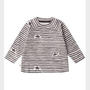 That's Mine Bluse - Rib - Aksel - Mono Dino Stripe