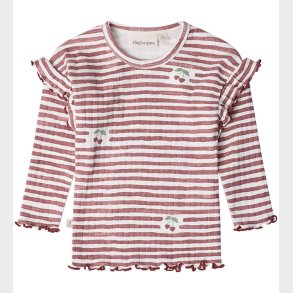 That's Mine Bluse - Rib - Jamilla - Love Berry Stripe