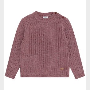 Hust and Claire Bluse - Strik - HCPil Wool Rib - Pale Mauve