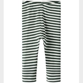 Name It Leggings - NbmKian - Cloud Dancer/Deep Forrest