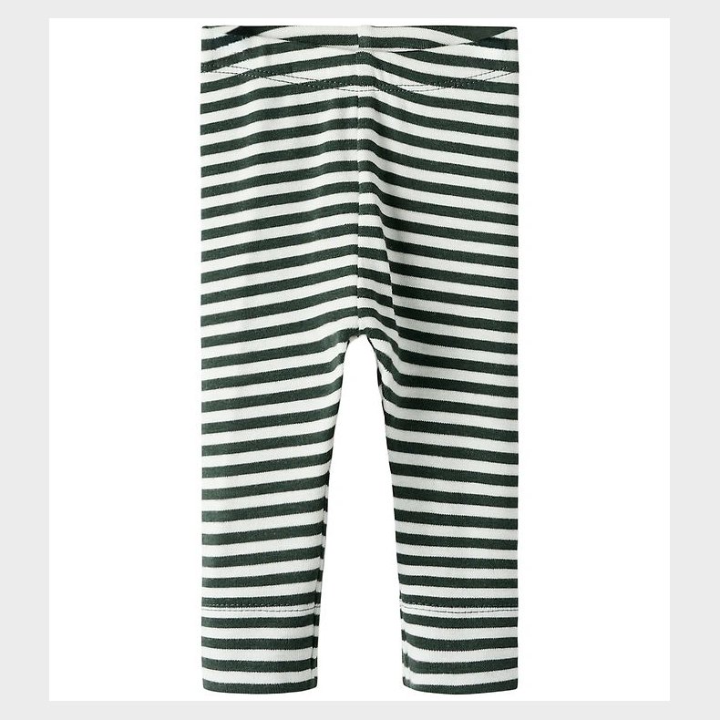 Name It Leggings - NbmKian - Cloud Dancer/Deep Forrest