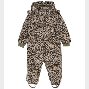 En Fant Flyverdragt - Pine Bark m. Leopard