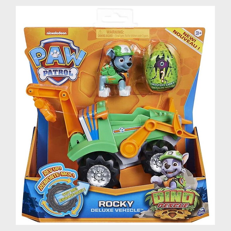 Paw Patrol Legetjsbil - Dino Rescue - Rocky
