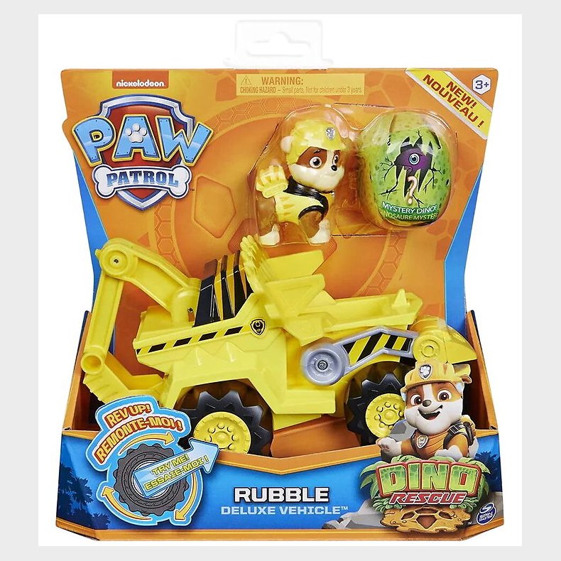 Paw Patrol Legetjsbil - Dino Rescue - Rubble