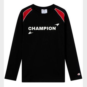 Champion Bluse - Black Beauty m. R�d