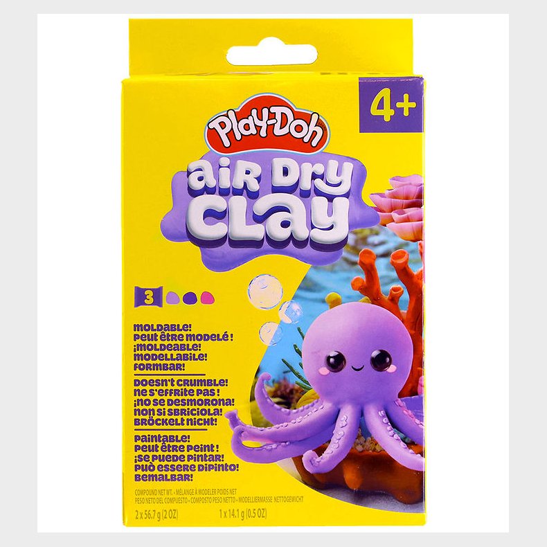 Play-Doh Modellervoks - Air Dry Clay - Blksprutte