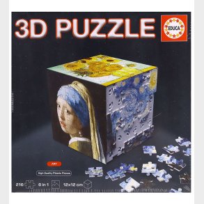 Educa 3D Puslespil - 216 Brikke - Cube Art